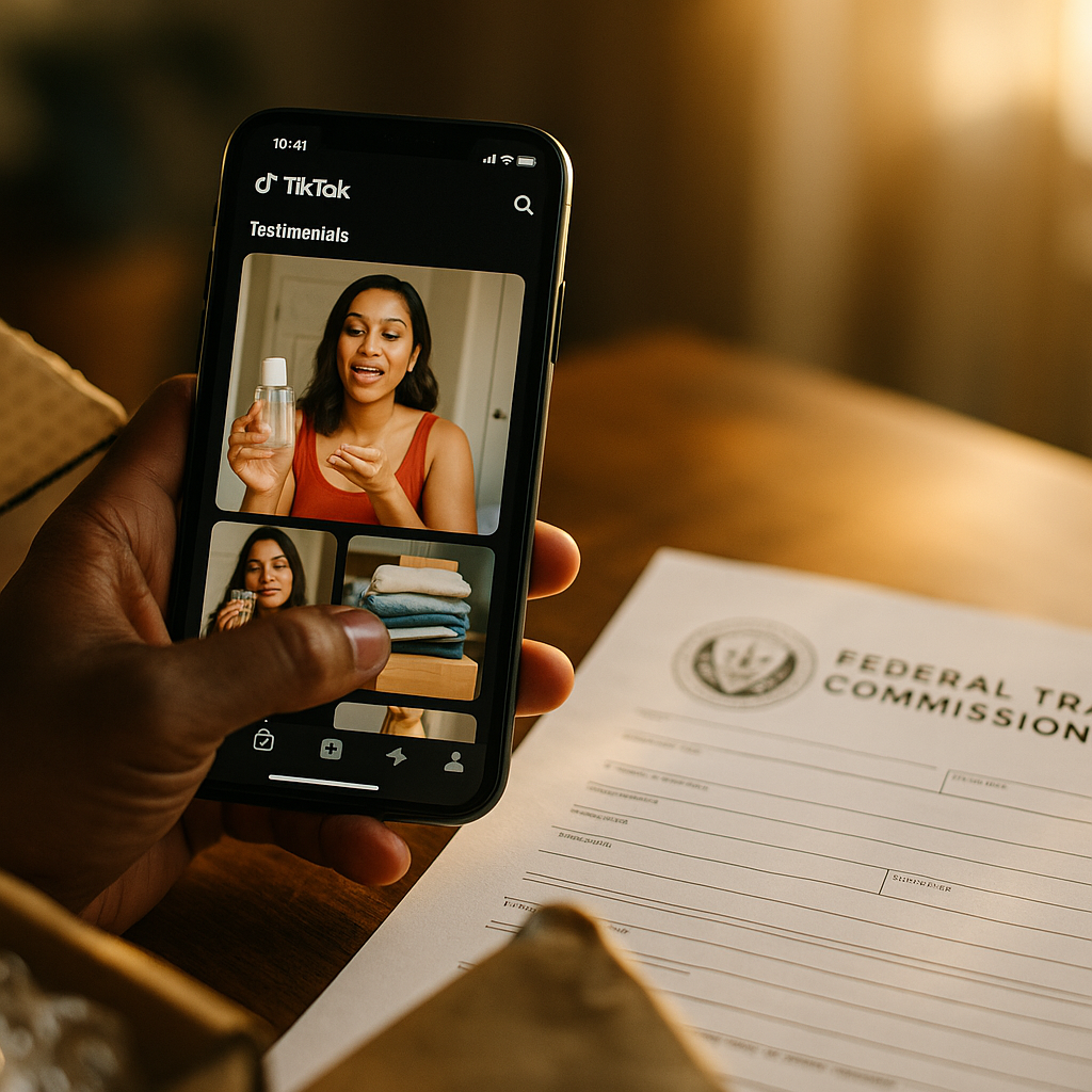 TikTok Shop Testimonials and the FTC Typical-Results Rule
