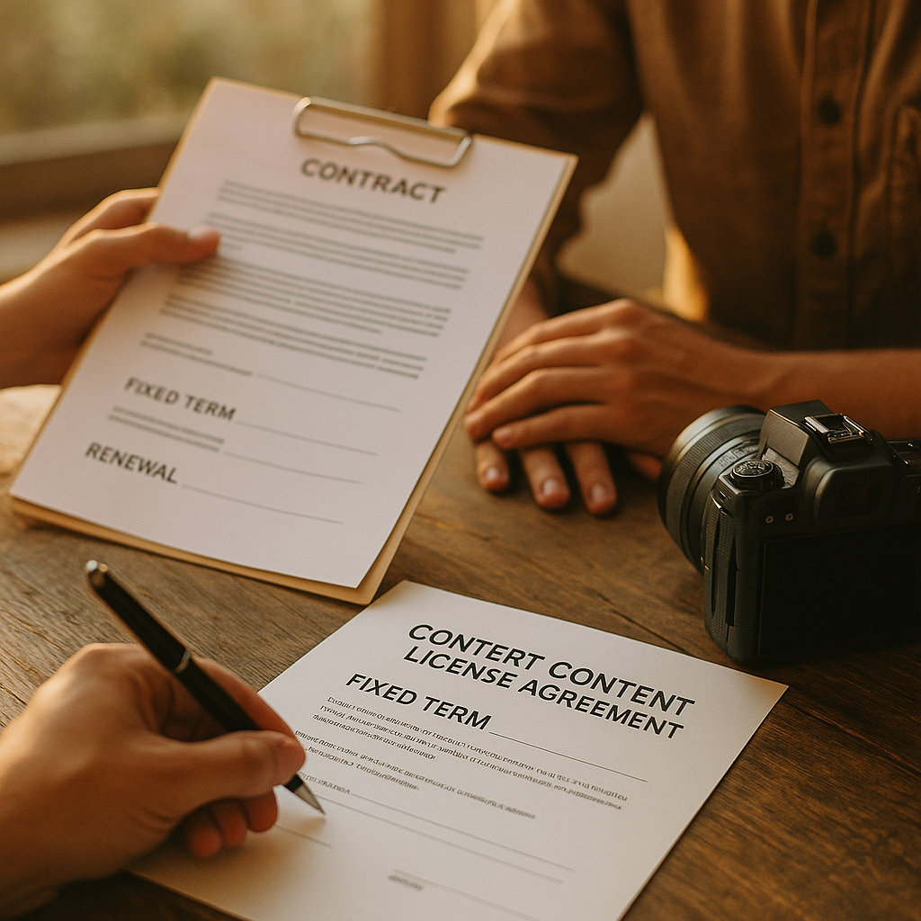Creator Content Licensing: Fix Duration and Renewal Terms