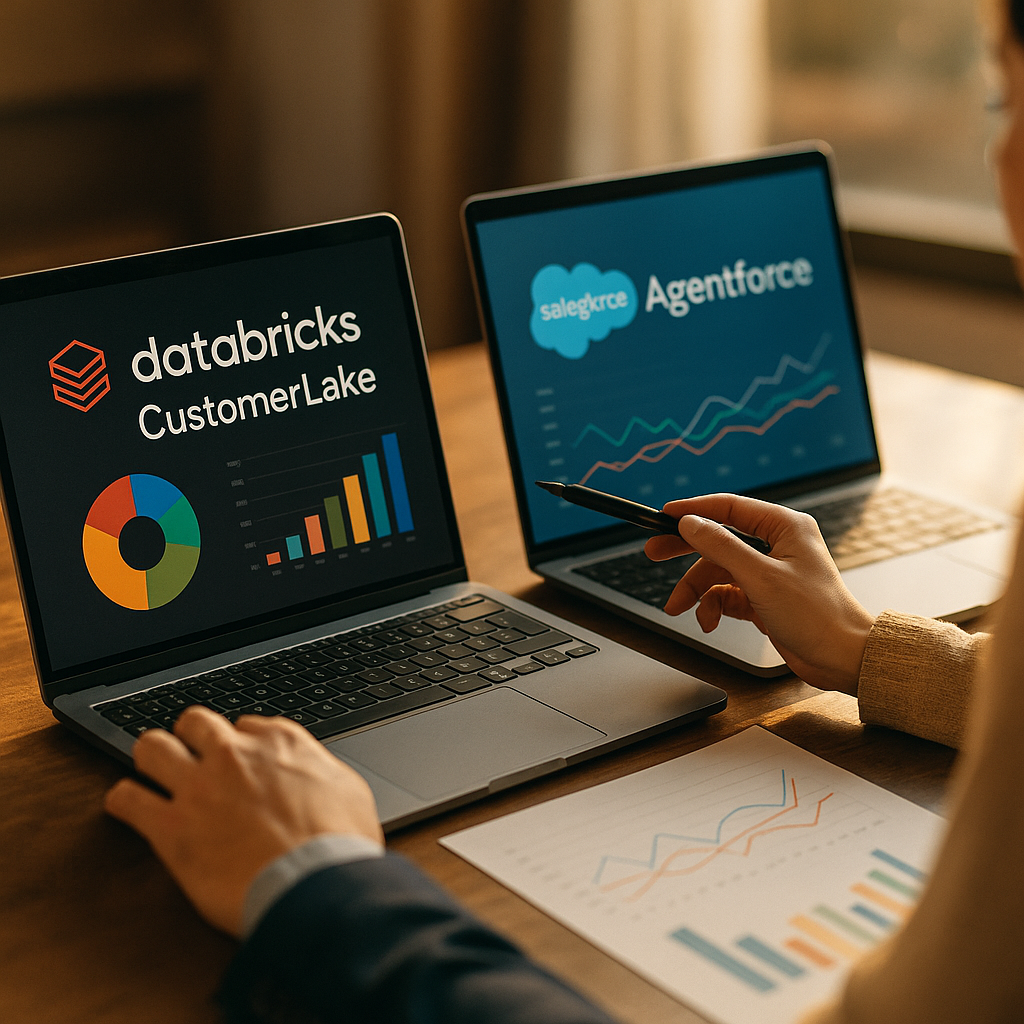 Databricks CustomerLake vs Salesforce Agentforce Attribution