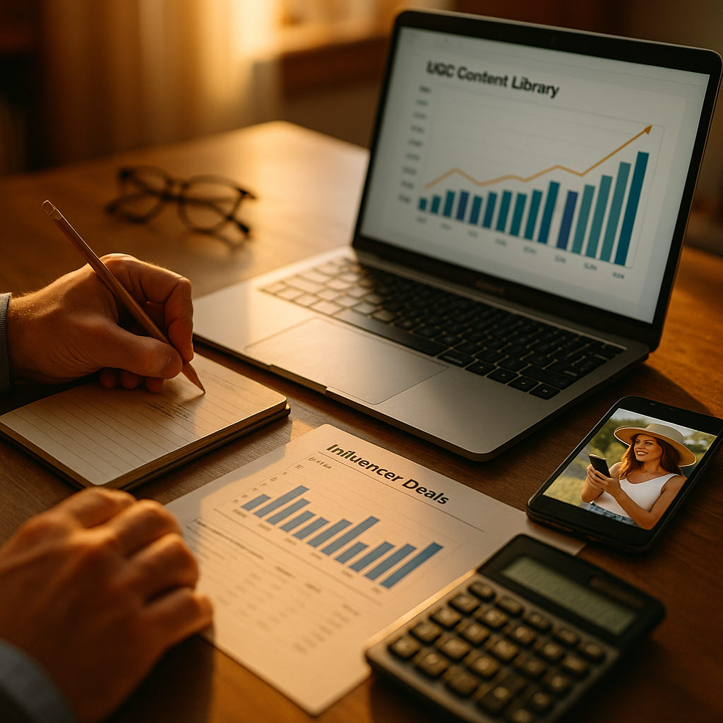 UGC Content Library vs Influencer Deals: The CFO Math