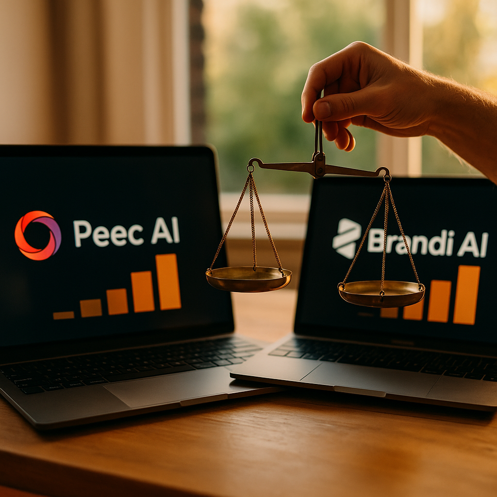 Peec AI vs Brandi AI: Which AI Visibility Tool Fits Your Budget