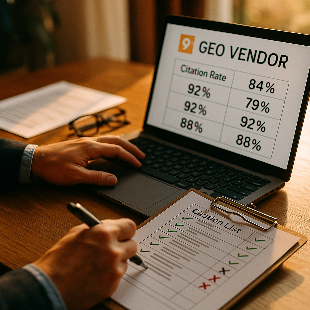How to Verify GEO Vendor Citation Rate Claims Before Signing
