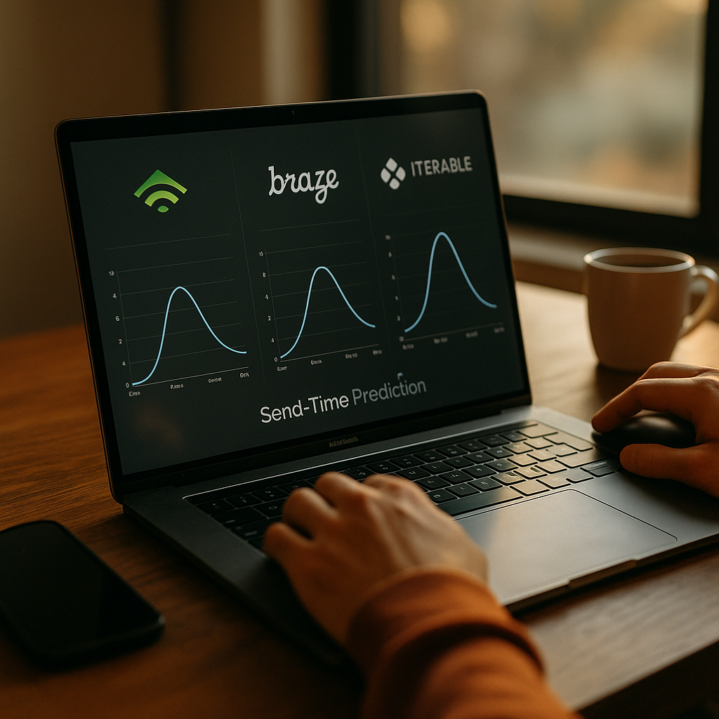 Klaviyo vs Braze vs Iterable Agentic Send-Time Prediction