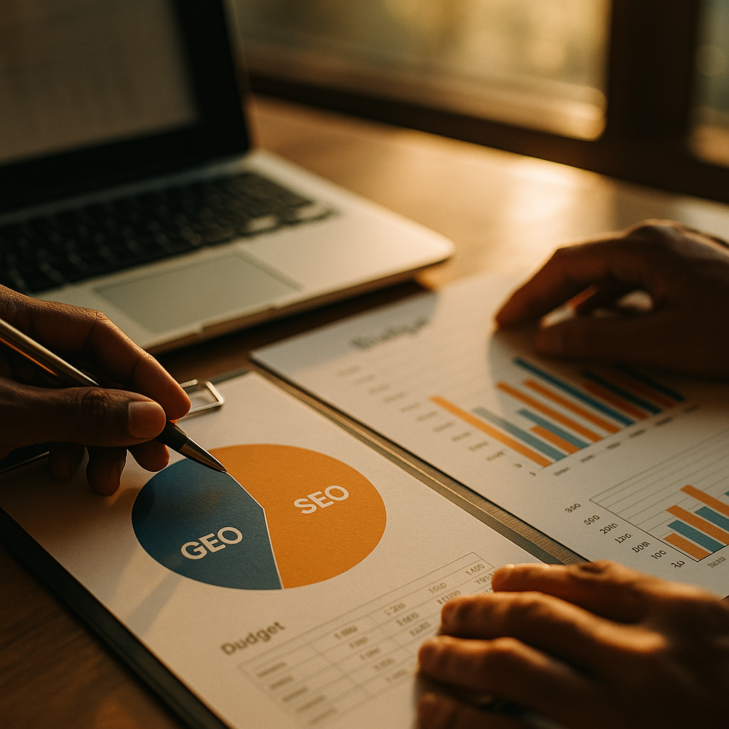 GEO vs SEO Budget Split, A Framework for CMOs