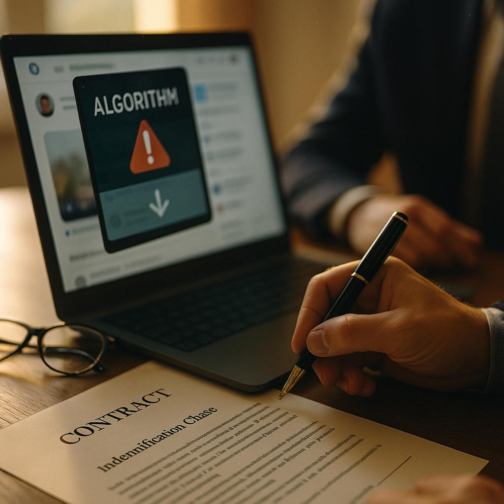Algorithm-Change Indemnification Clauses for Creator Contracts