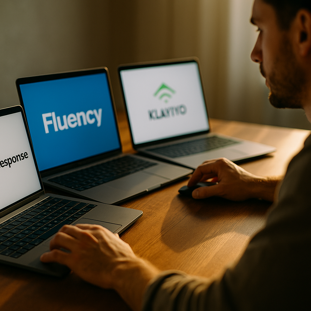 GetResponse vs Fluency vs Klaviyo: Agentic Automation Compared