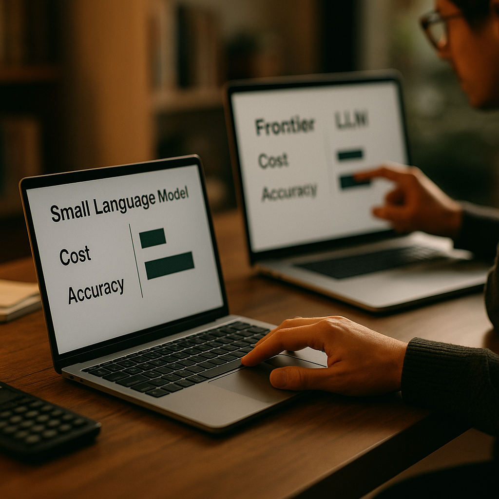 Small Language Models vs Frontier LLMs: Cost and Accuracy