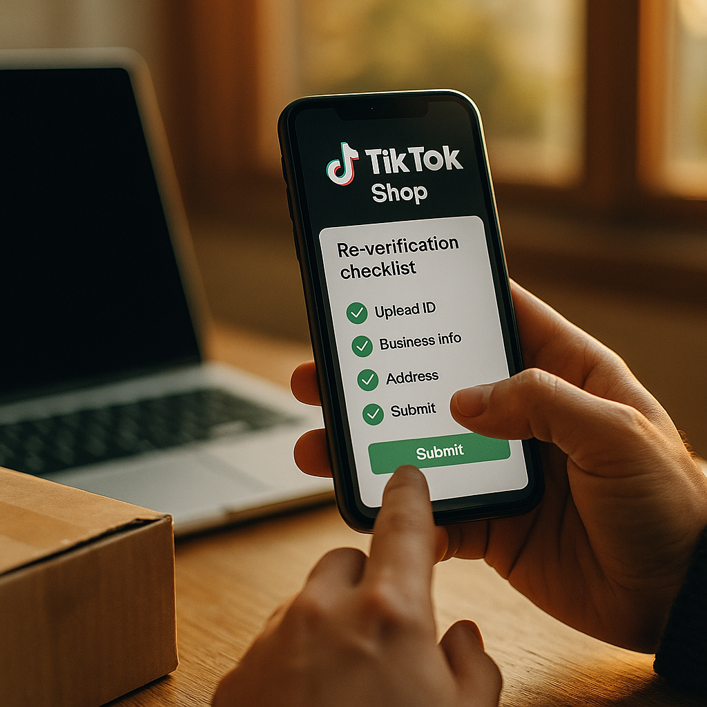 TikTok Shop Re-Verification Checklist to Avoid Listing Freezes