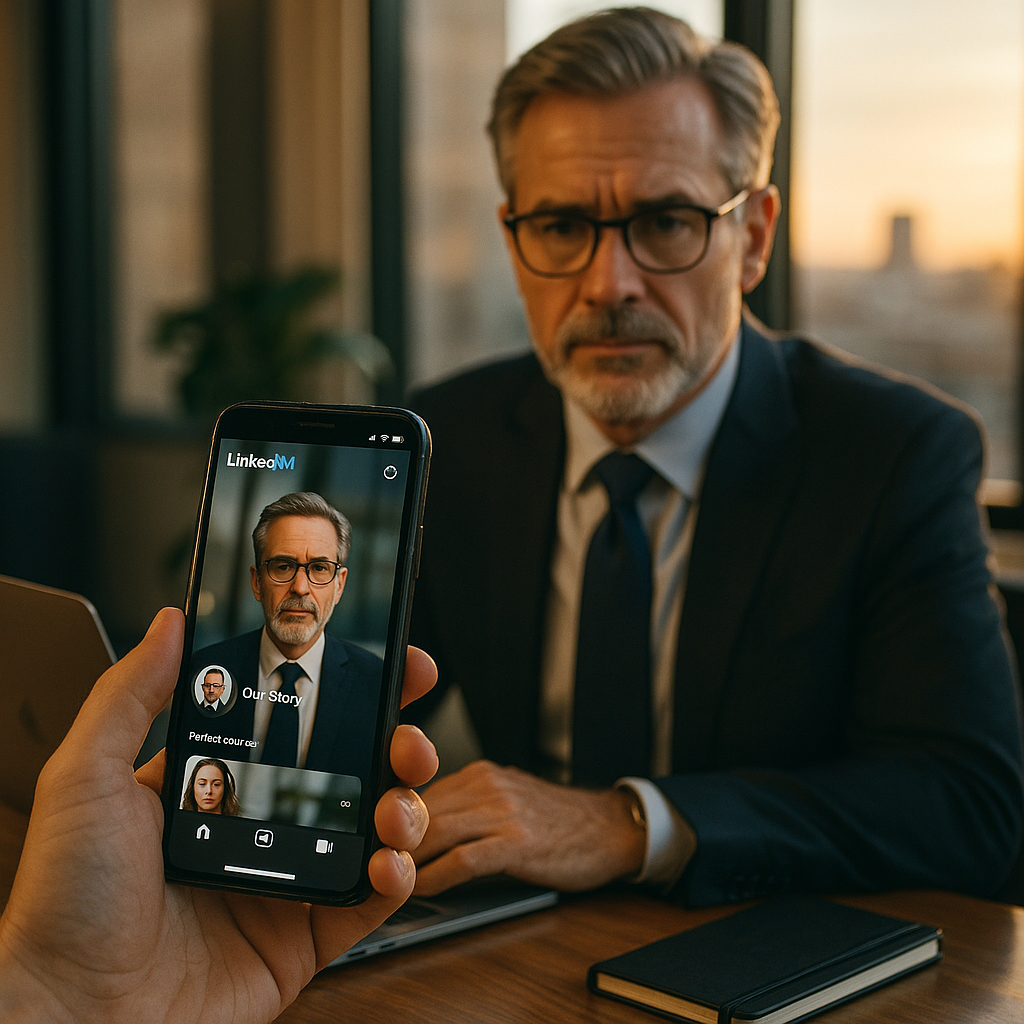 LinkedIn Stories Brief for B2B Executive Visibility