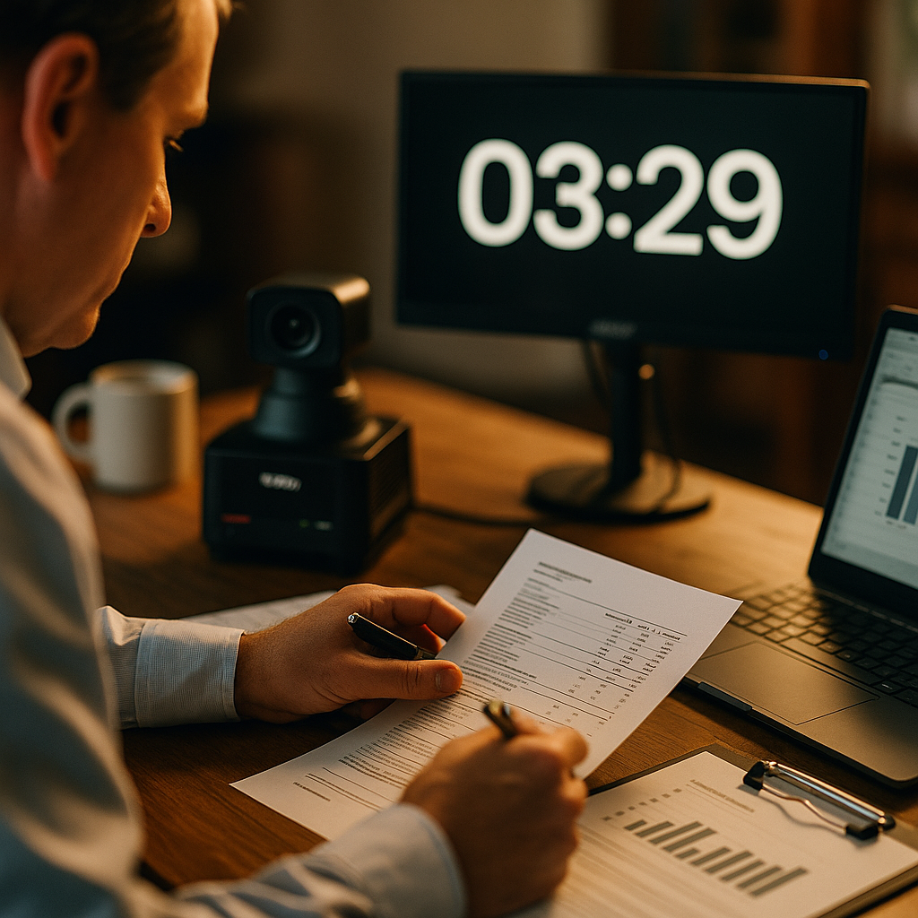 Livestream Countdown Timer Compliance Audit for Q4