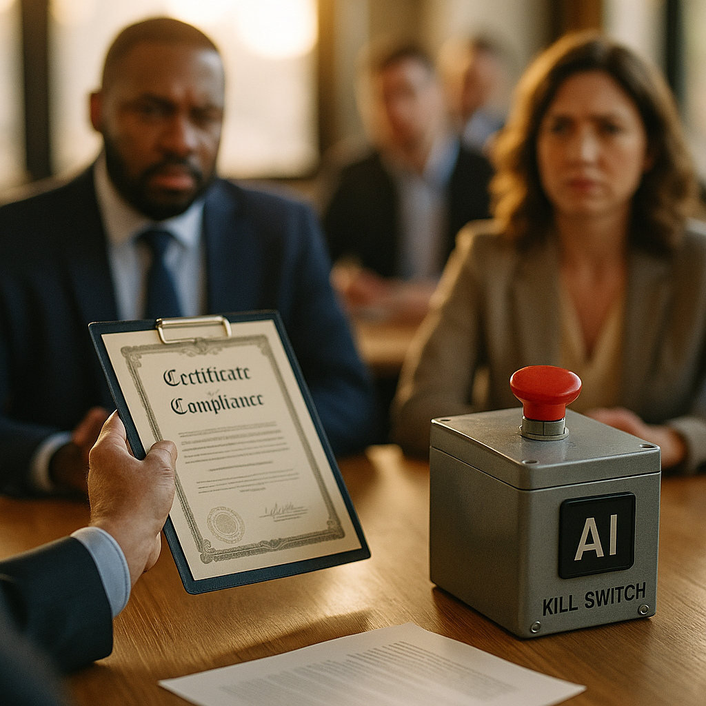AI Agent Kill-Switch Certification: Why Vendors Lose RFPs