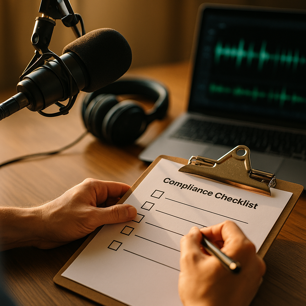 Podcast Dynamic Ad Insertion Compliance Checklist for Brands