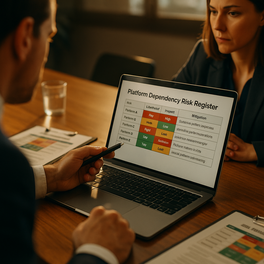 Platform Dependency Risk Register, A Board-Ready Framework