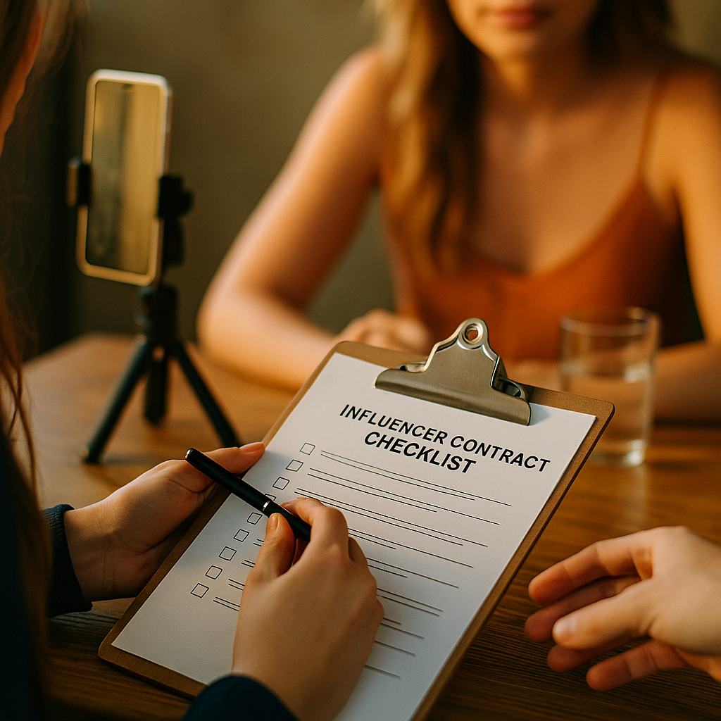 Influencer Contract Checklist: Disclosure, Timing and Approval