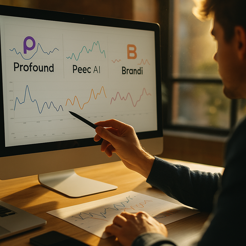 Profound vs Peec AI vs Brandi AI for Brand Drift Tracking