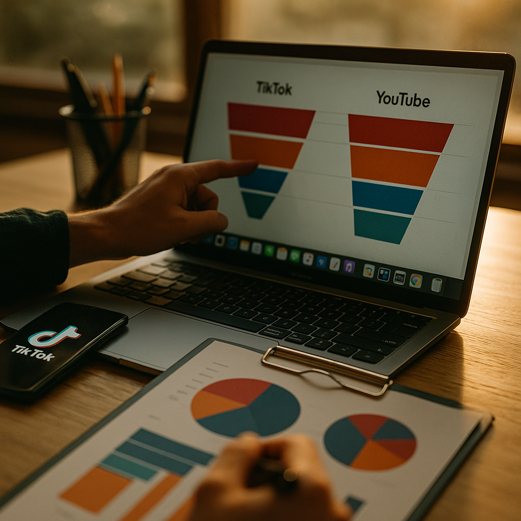 TikTok and YouTube Budget Allocation by Funnel Stage