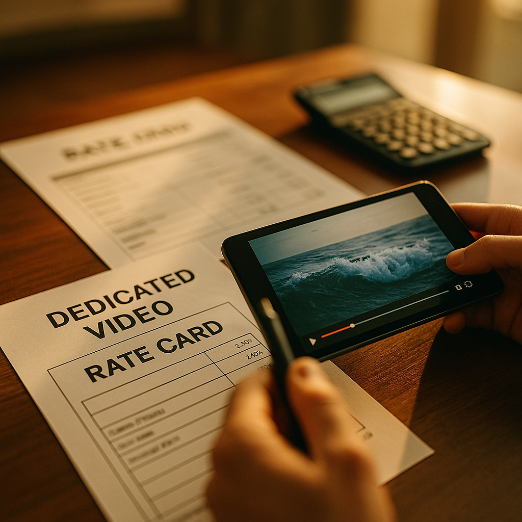 Dedicated Video Fees Overtake Integrated Placements in Rate Cards
