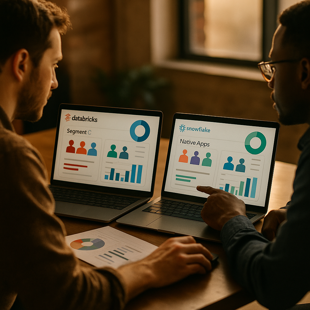 Databricks CustomerLake vs Snowflake Native Apps for Agentic Segmentation