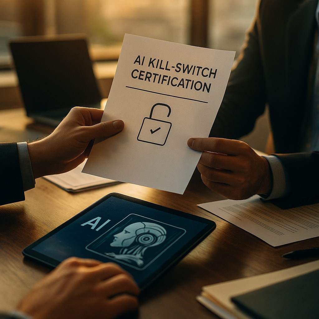 AI Agent Kill-Switch Certification: A Media-Buying Procurement Gate