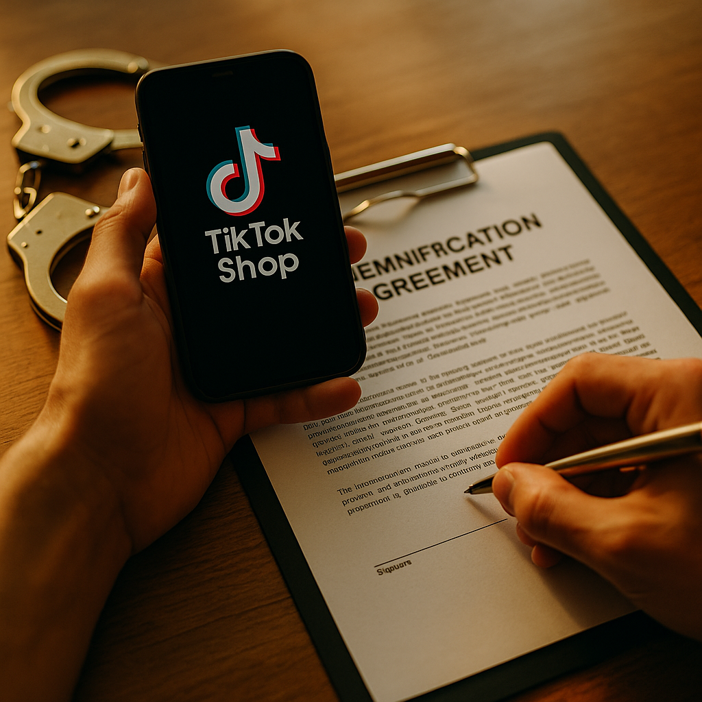 TikTok Shop Real IP Freeze: Indemnification Clause Guide