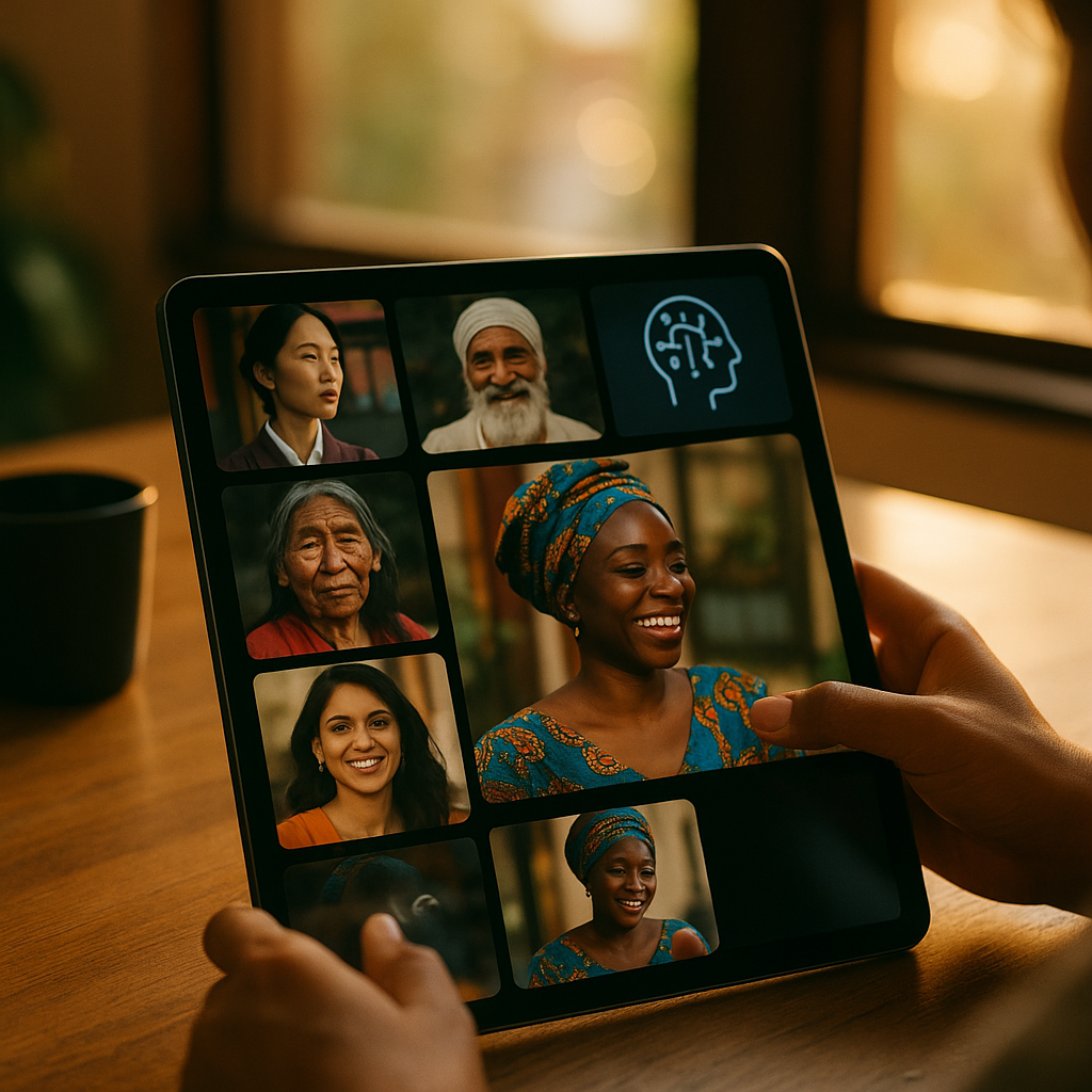 Culturally-Aware AI Curation Reshapes Content Distribution