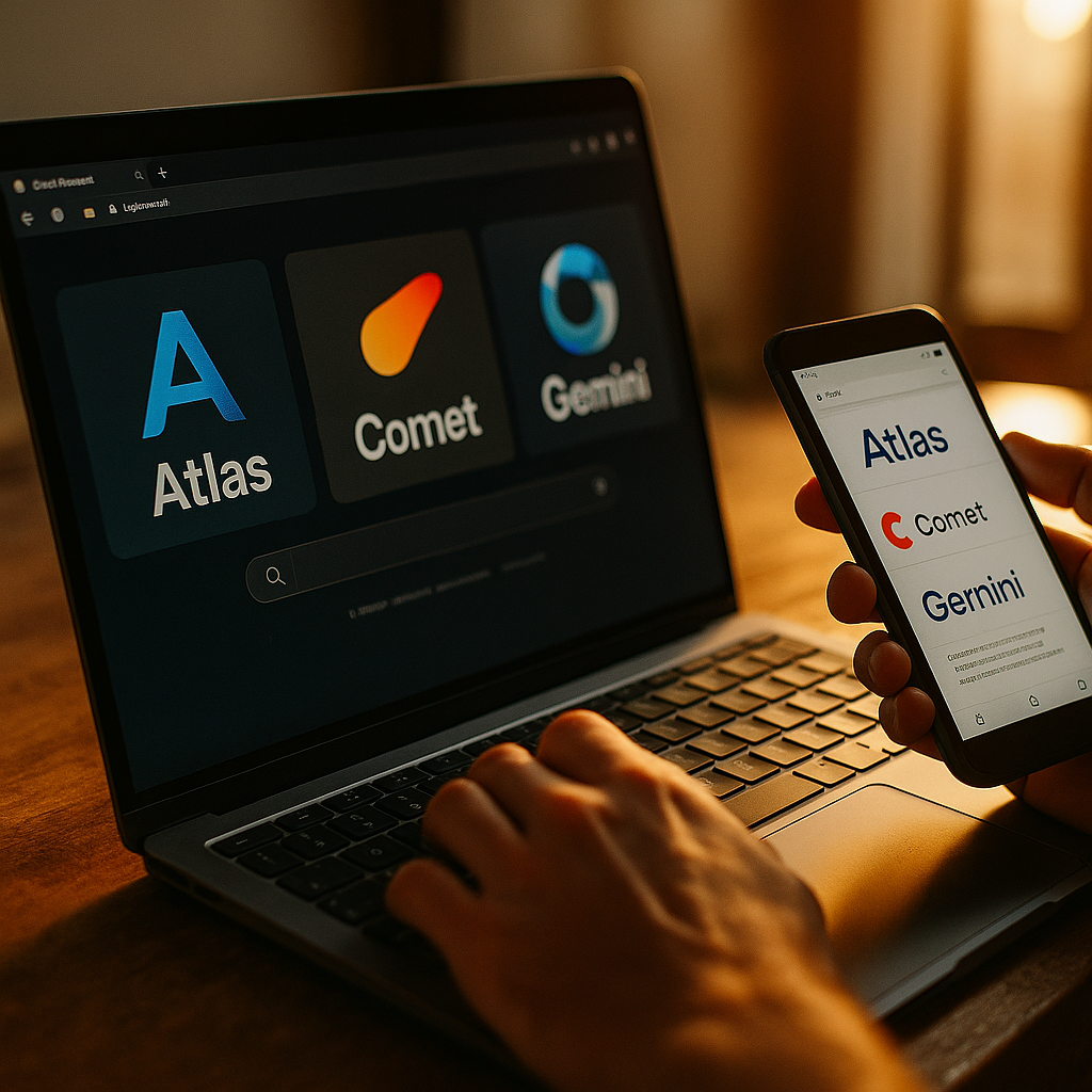 Agentic Browser Wars: Is Your Brand Ready for Atlas, Comet, Gemini