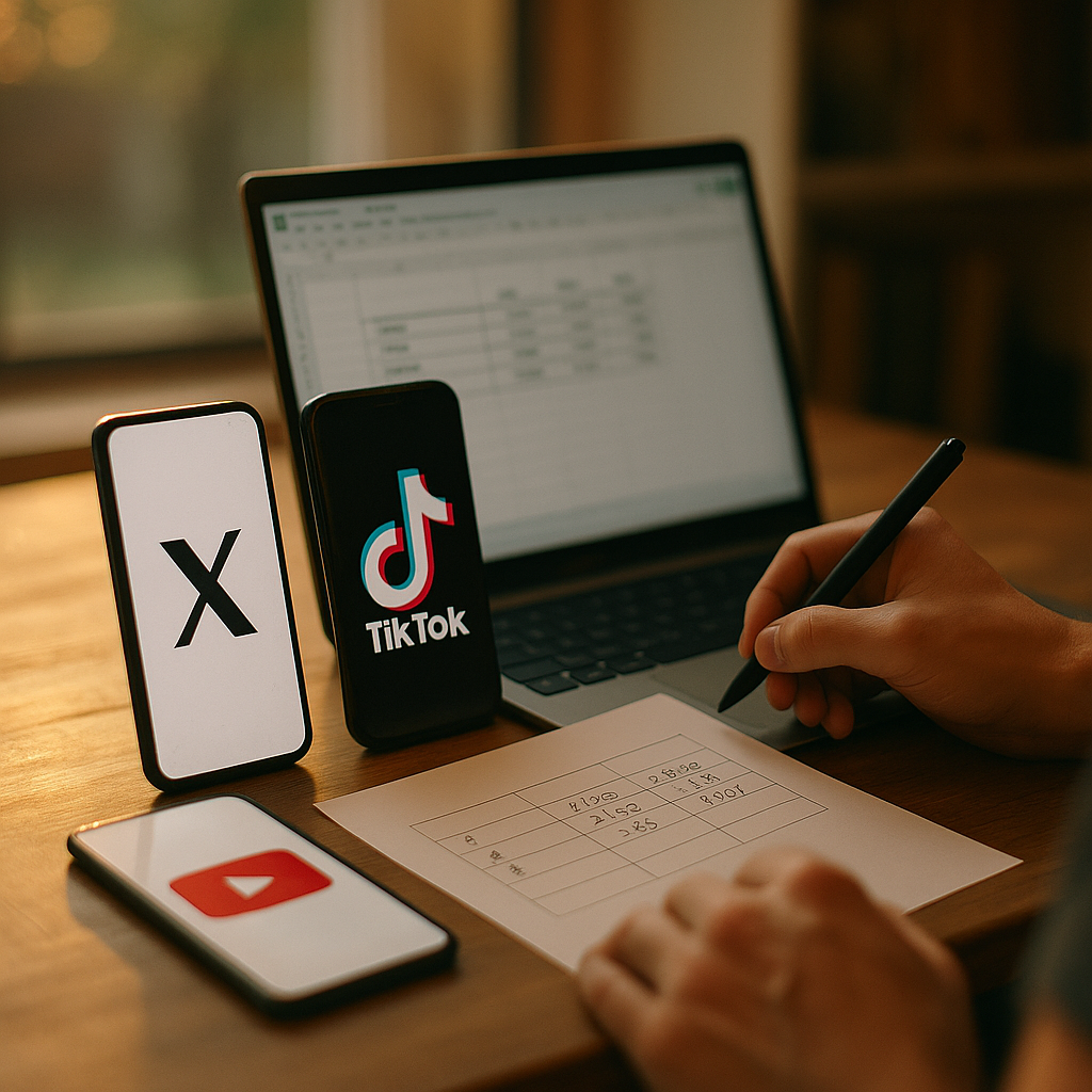 X vs TikTok vs YouTube Creator Payouts Compared