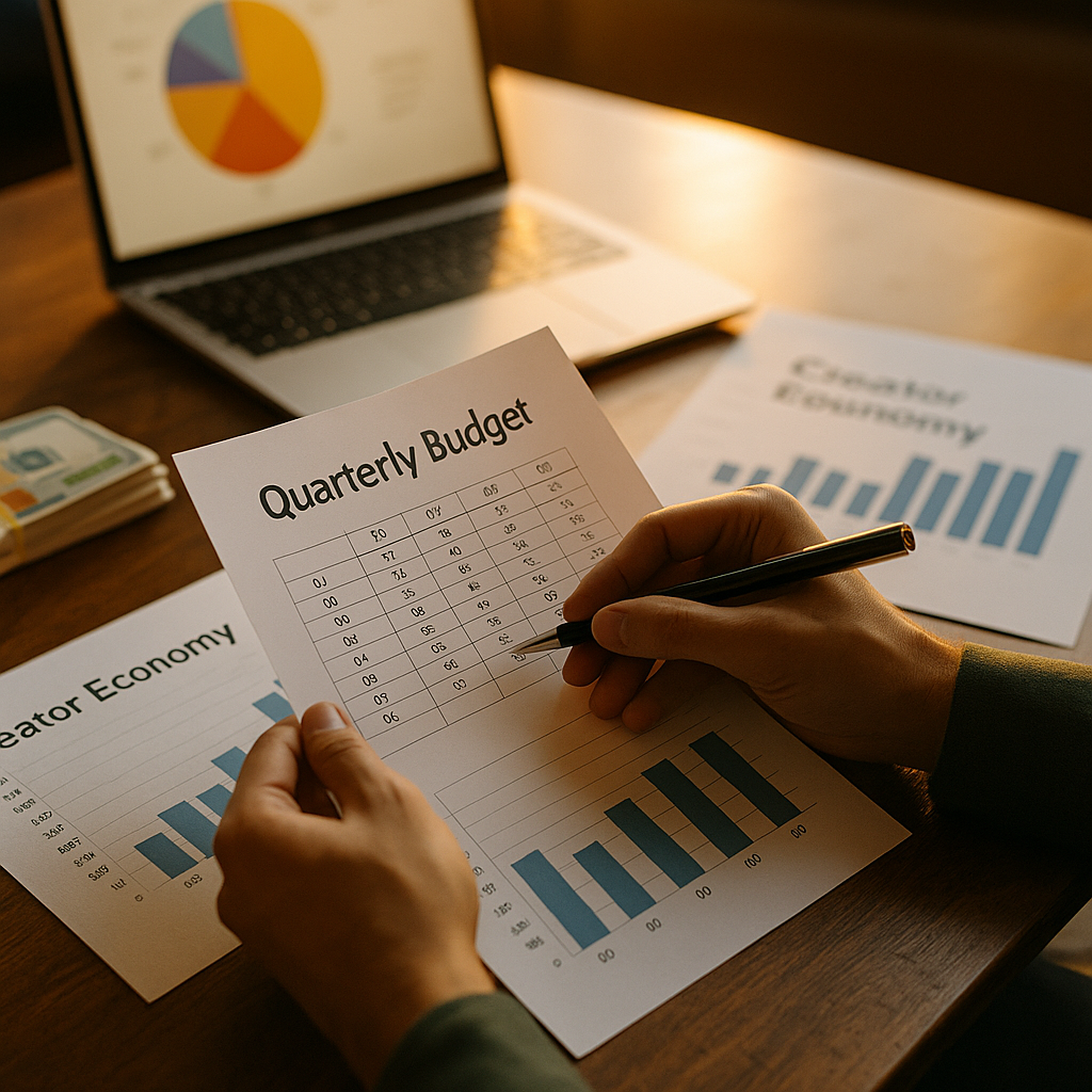 Quarterly Budget Sequencing for the $480B Creator Economy