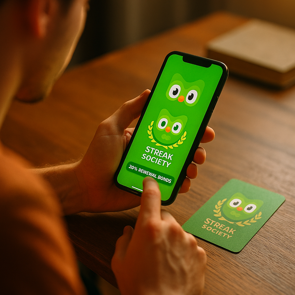 Duolingo Streak Society Case Study: 20% Renewal Lift
