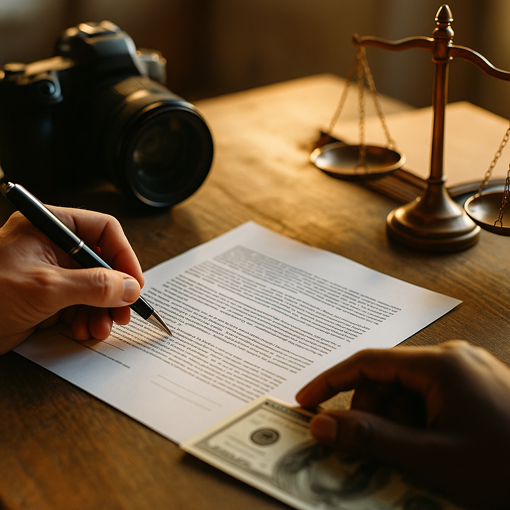 Usage-Rights Escalation Clauses for Breakout Creator Videos