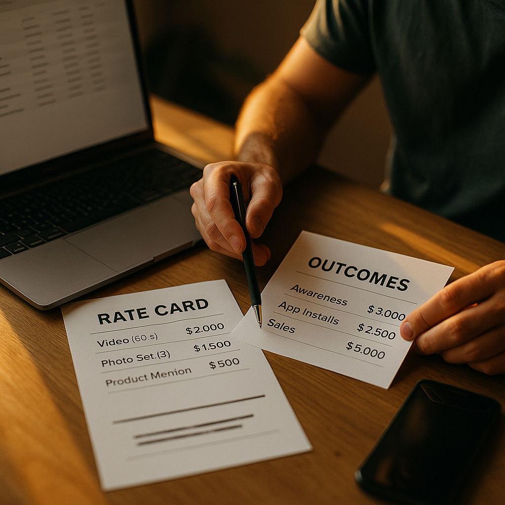 Creator Rate Card Framework: Pricing Based on Outcomes