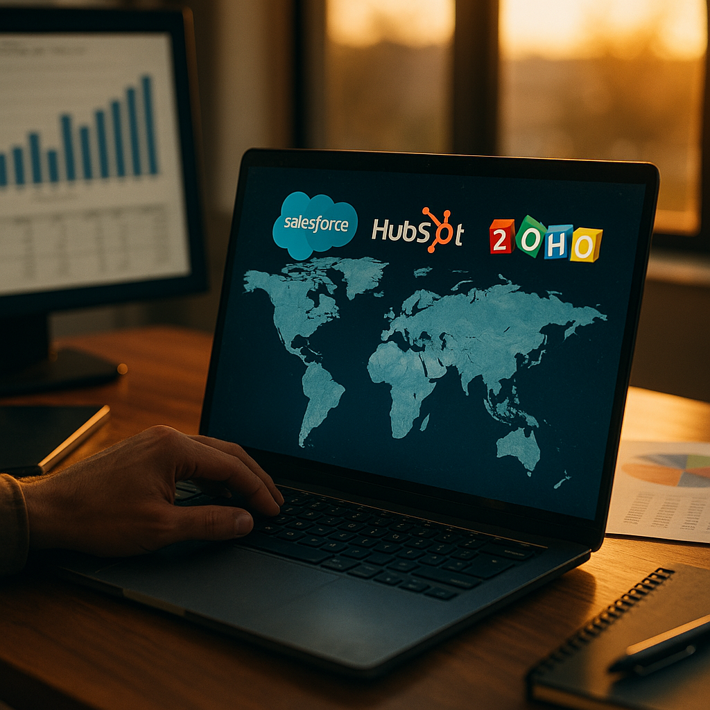 Salesforce vs HubSpot vs Zoho: The Real GEO Gap in CRM