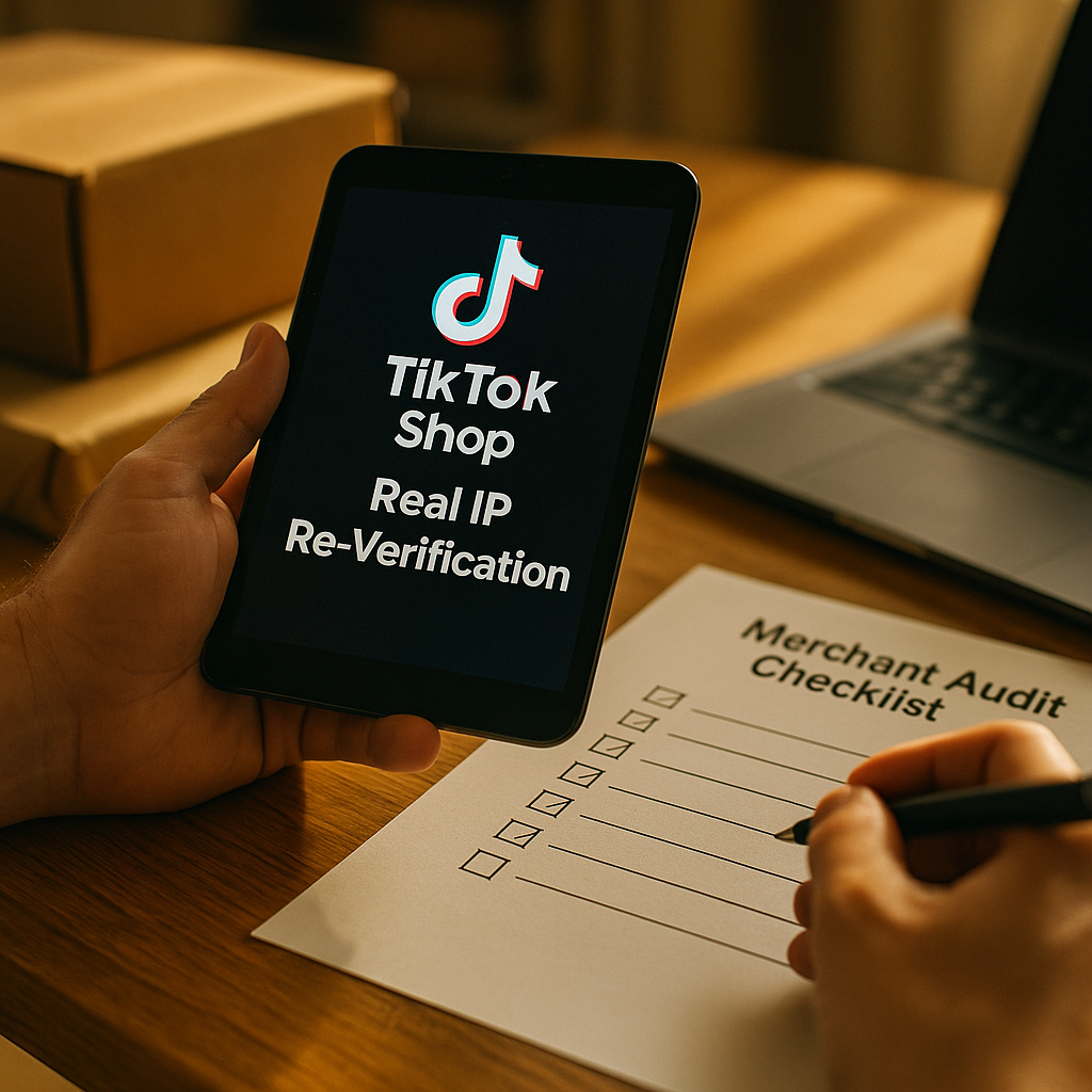 TikTok Shop Real IP Re-Verification: A Merchant Audit Checklist