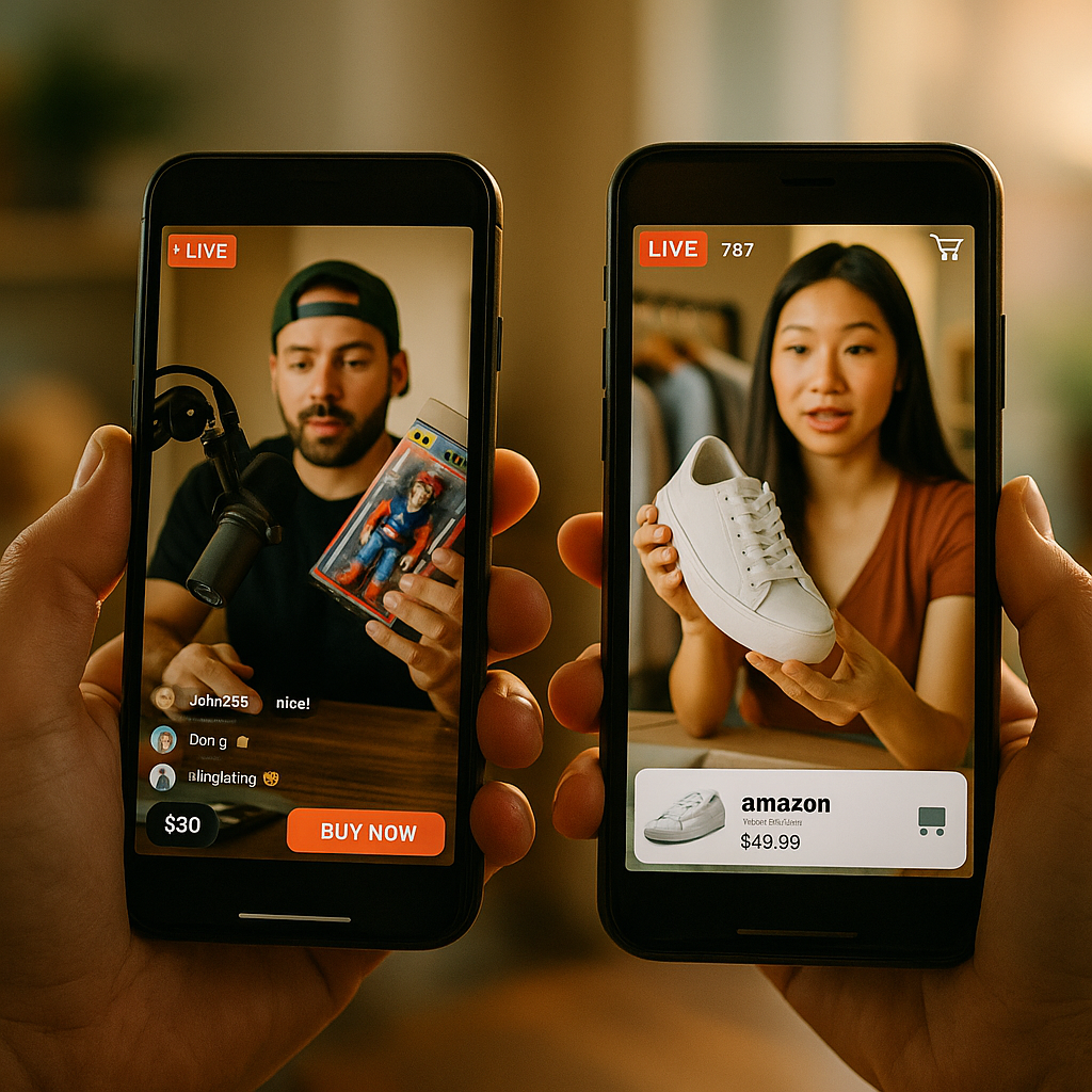 Livestream Commerce Identity Resolution: Whatnot vs Amazon Live
