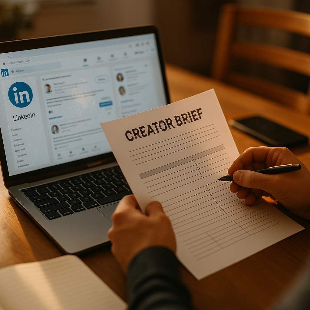 LinkedIn Feed Shift: Rebuild Your B2B Creator Brief Now
