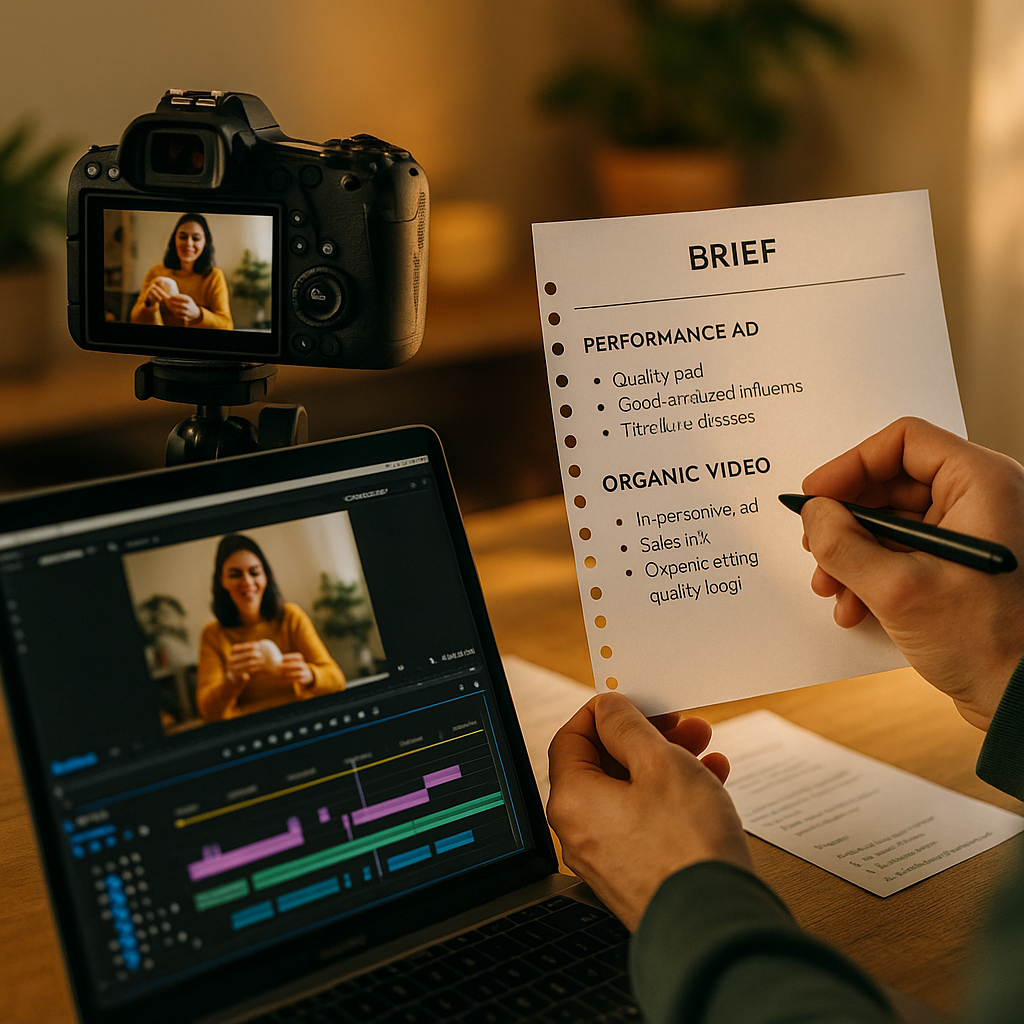 The Performance-Ad Creator Brief for Dual-Purpose Video