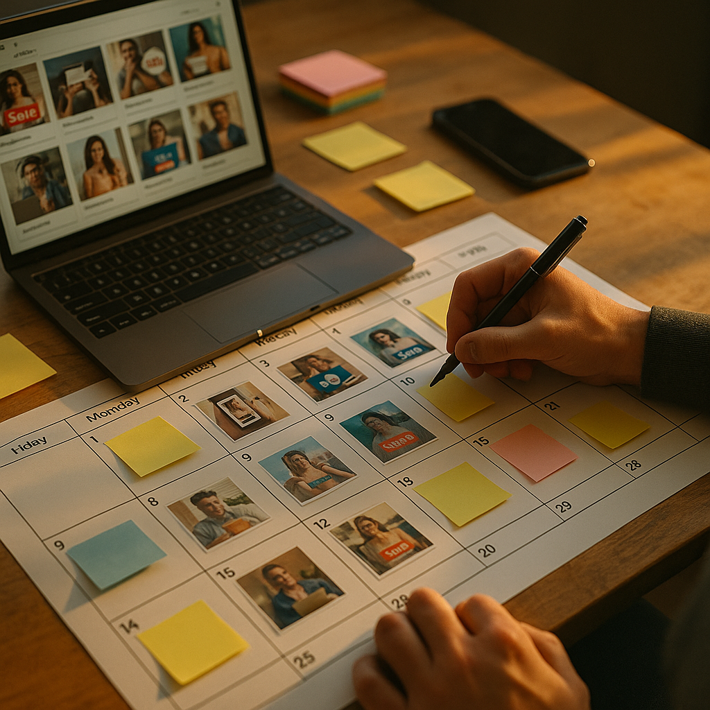Test-and-Iterate Creative Calendar for Weekly Ad Variants