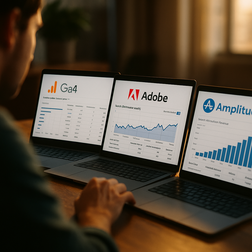 GA4 vs Adobe vs Amplitude for Generative Search Attribution