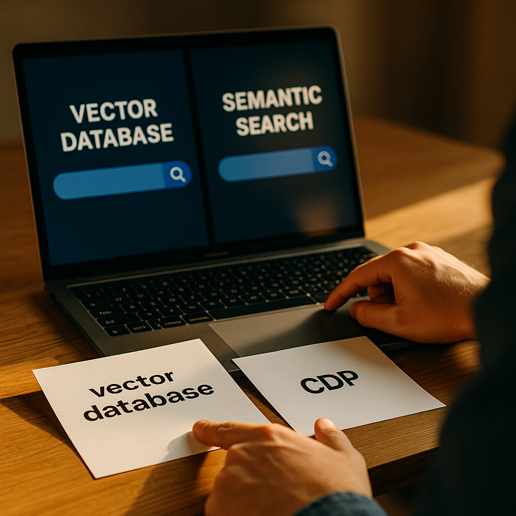 Vector Database vs CDP Semantic Search, A Buying Framework