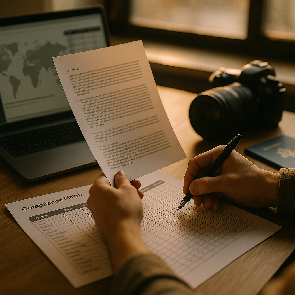 Cross-Border Creator Disclosure Compliance Matrix Guide