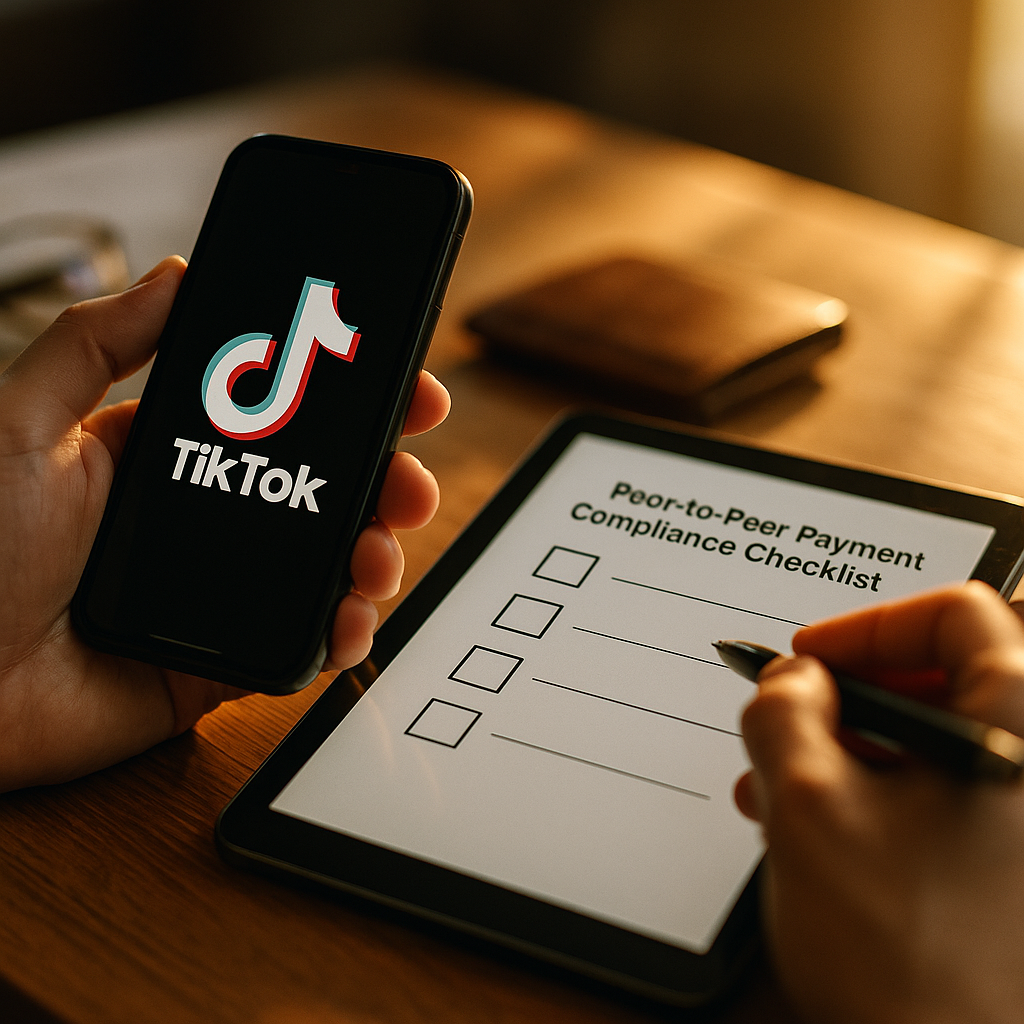TikTok Peer-to-Peer Payment Compliance Checklist for Brands