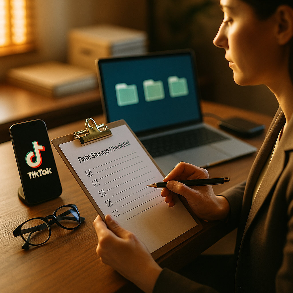 TikTok Settlement Data Storage Checklist for Brands