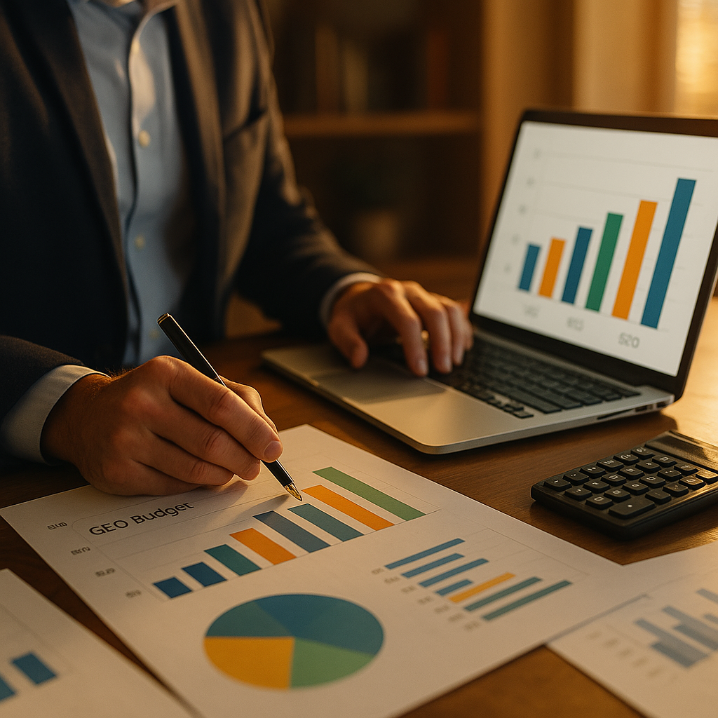 GEO, AEO, and SEO Budgets: A CFO-Ready Framework