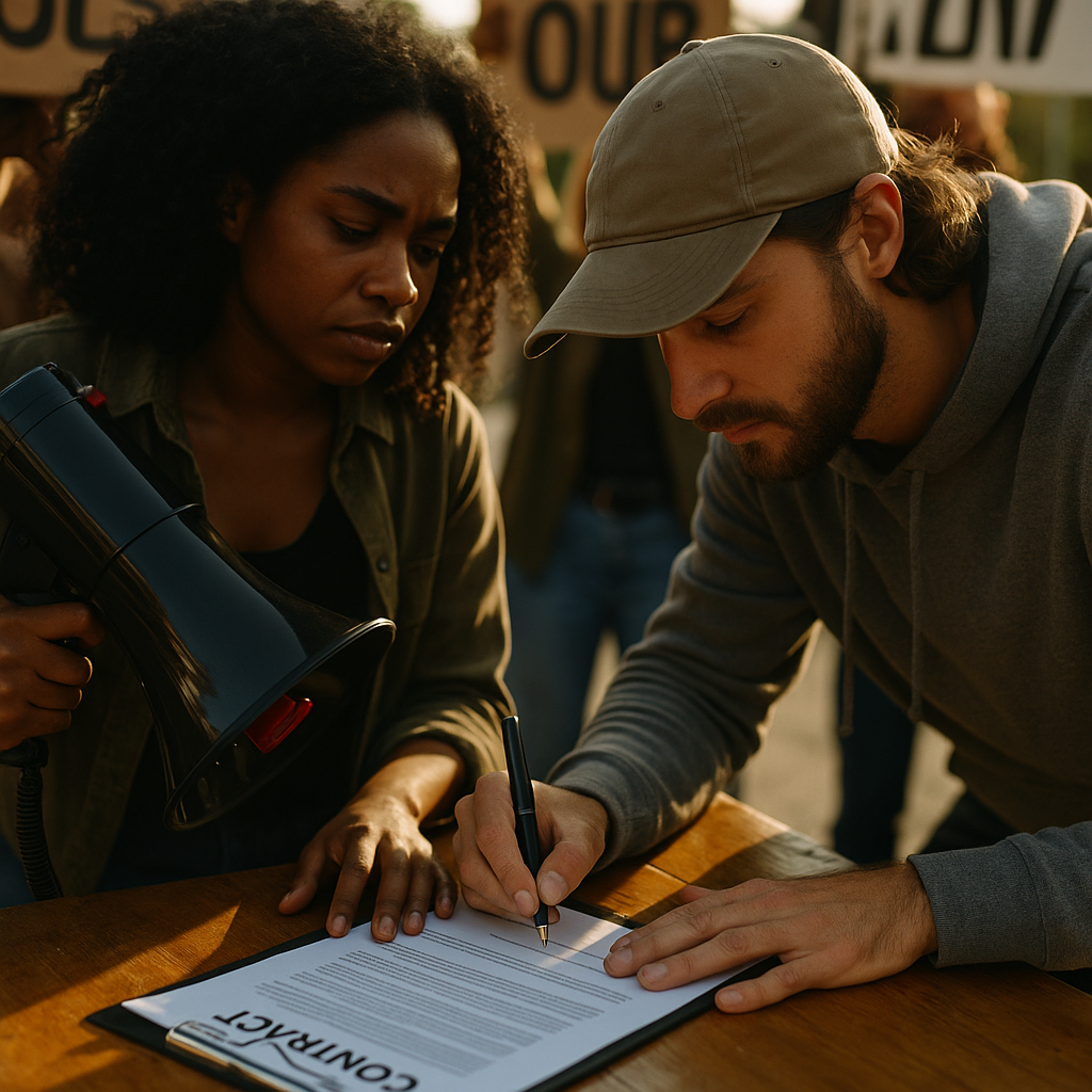 Movement-Building Creator Contracts for Activist-Adjacent Talent