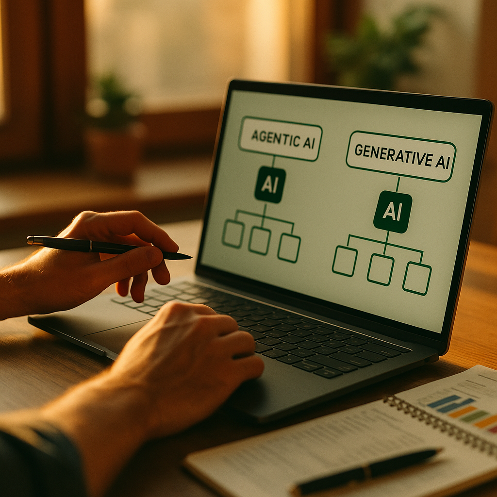 Agentic AI vs Generative AI: A Marketing Decision Framework
