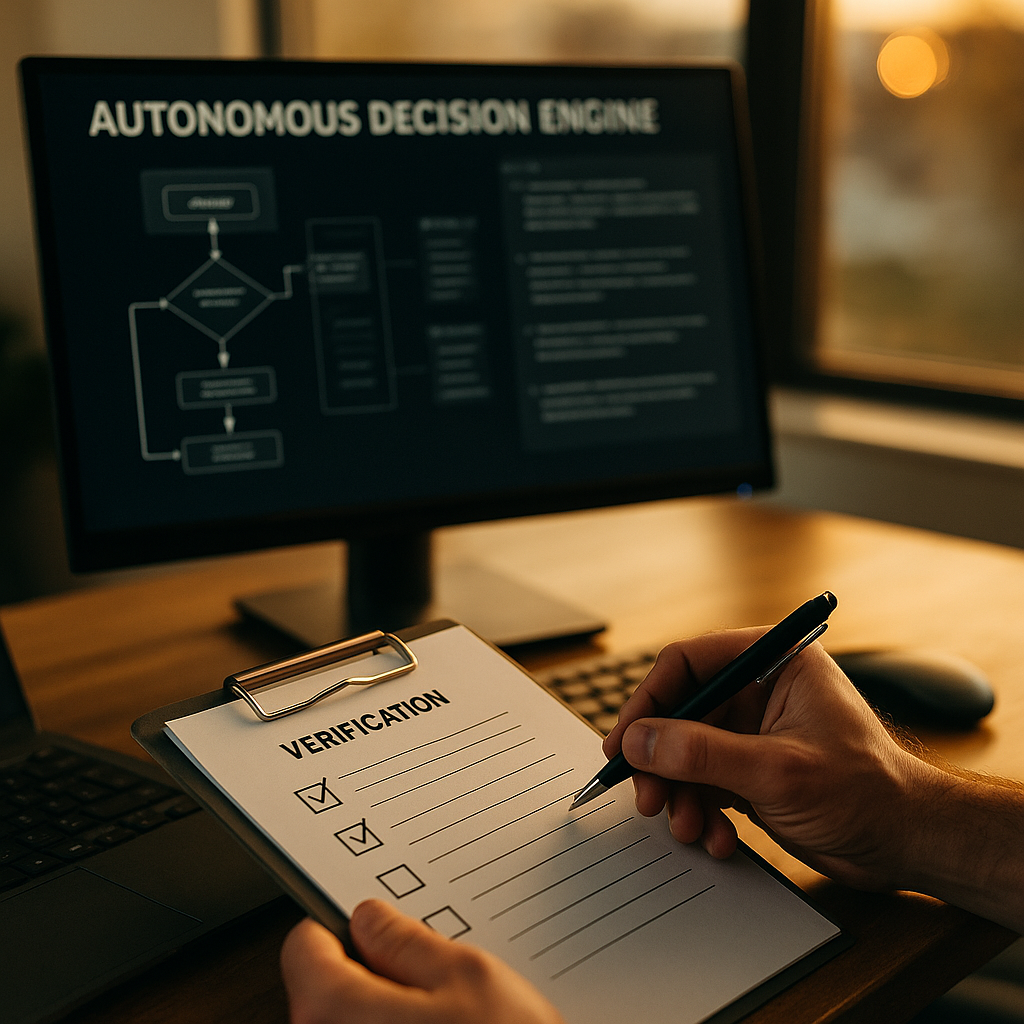 Autonomous Decision Engines: The Verification Checklist