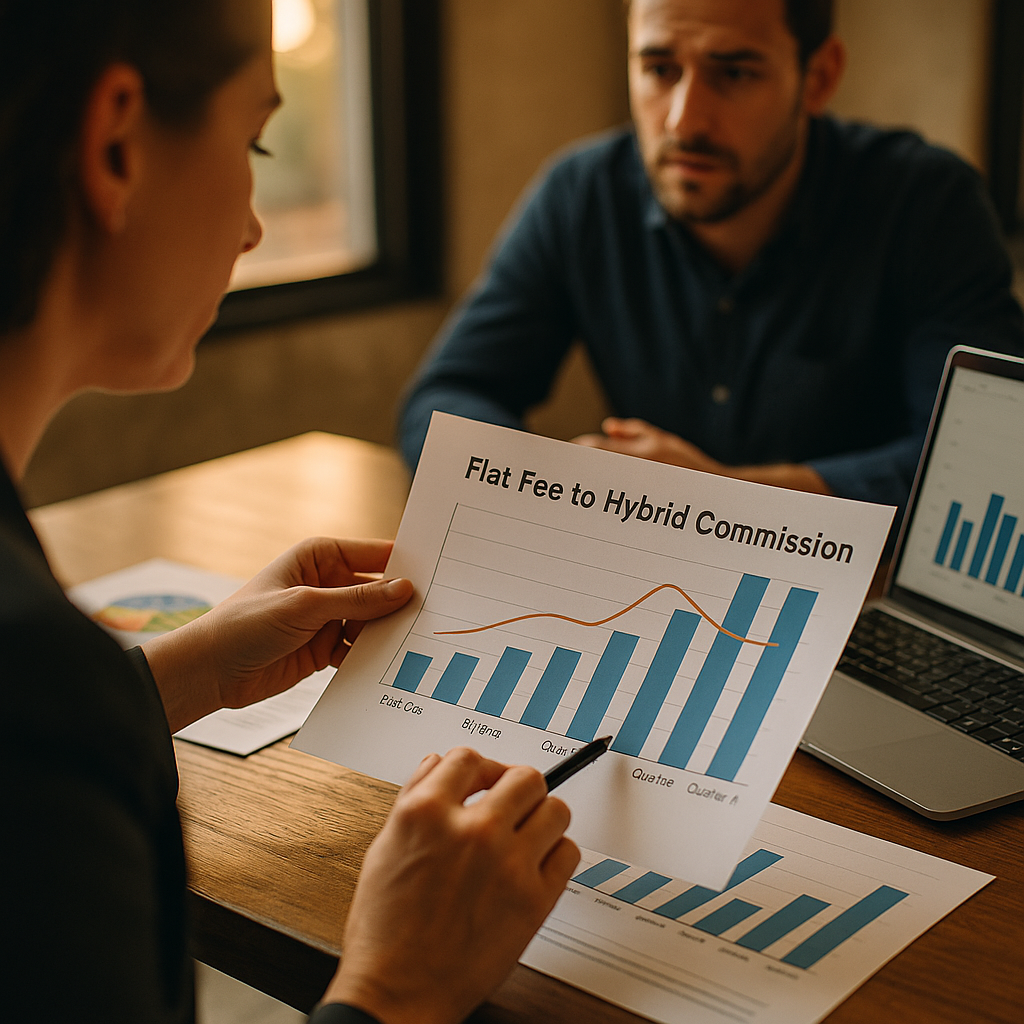 Flat Fee to Hybrid Commission: A 4-Quarter Rollout Plan