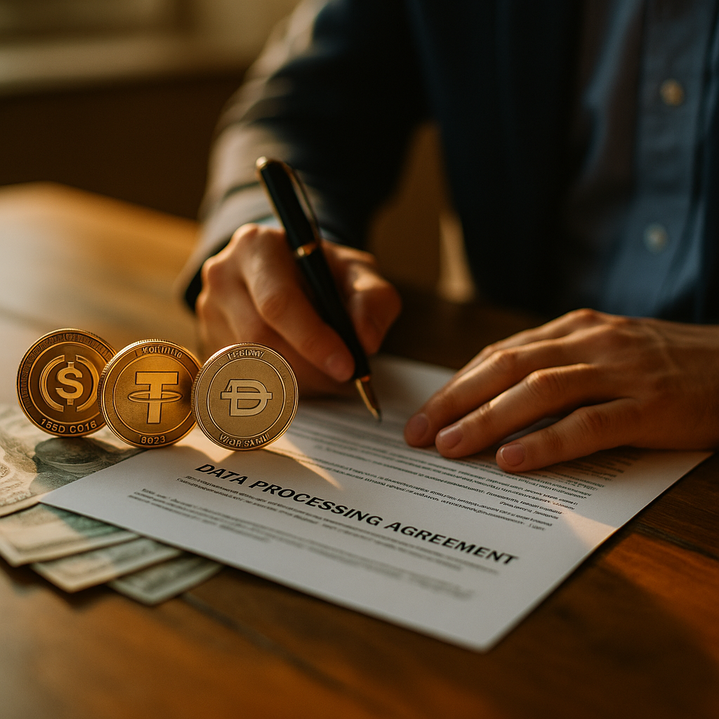 Stablecoin Creator Payouts Demand New Data Processing Addendums