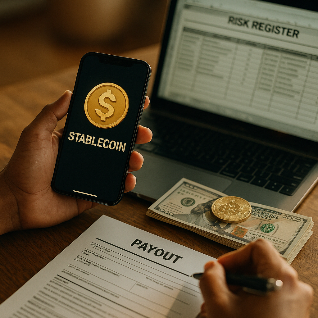 Stablecoin Risk Register Entry for Creator Payouts