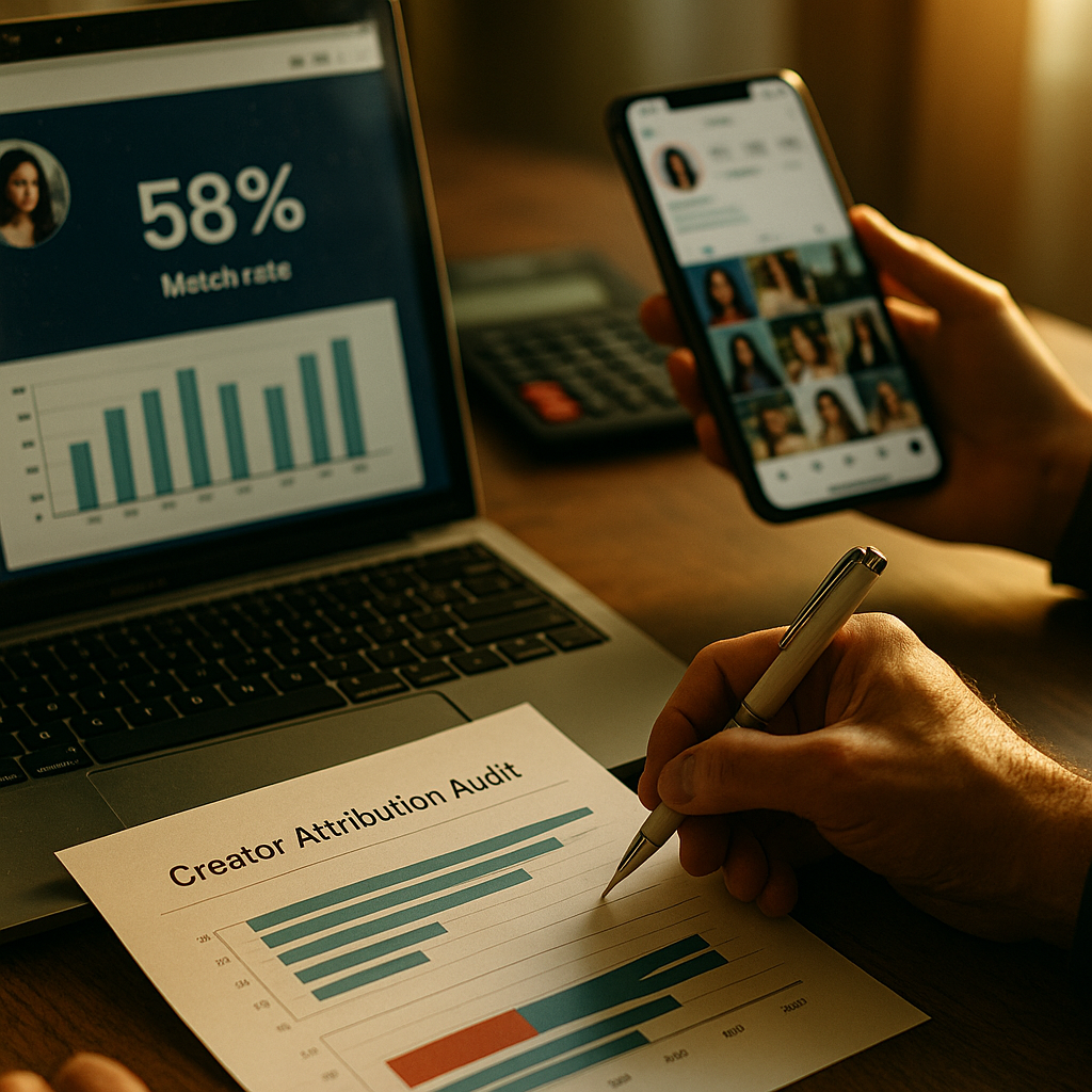 Match Rate Below 60 Percent: The Creator Attribution Audit